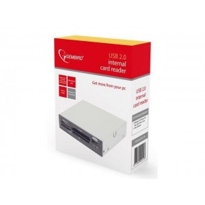 Cititor carduri intern Gembird USB 2.0 internal 3.5''CF/MD/SM/MS/SD/MMC/XD Card card reader/writer black